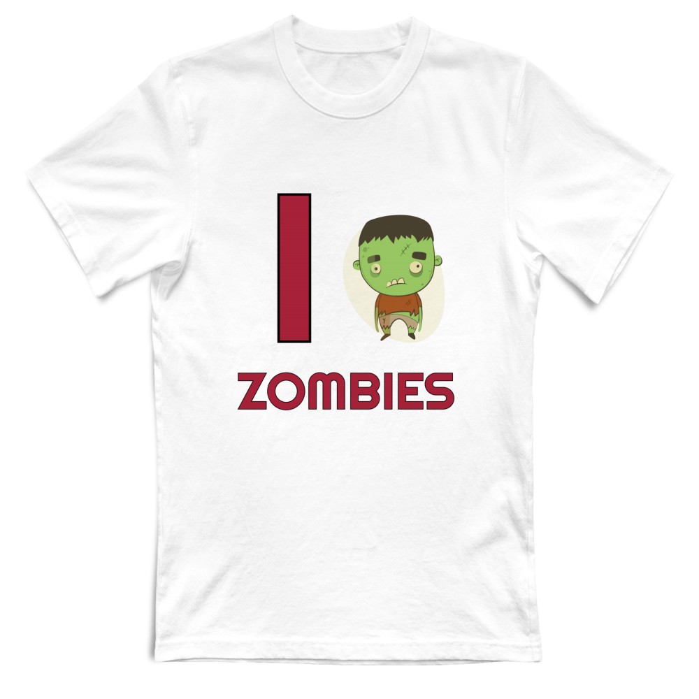 T-Shirt Unisex I Love Zombie