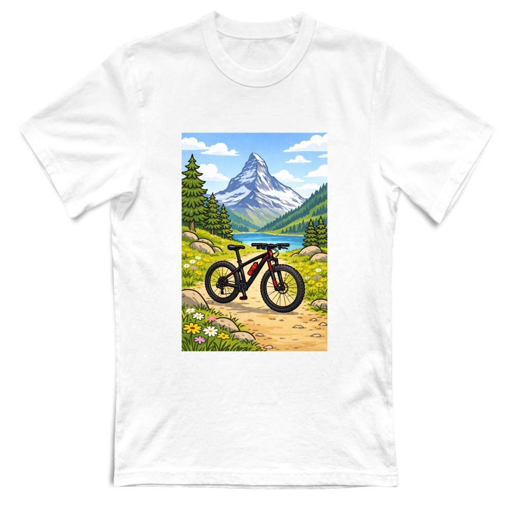 T-Shirt Unisex Mountain bike