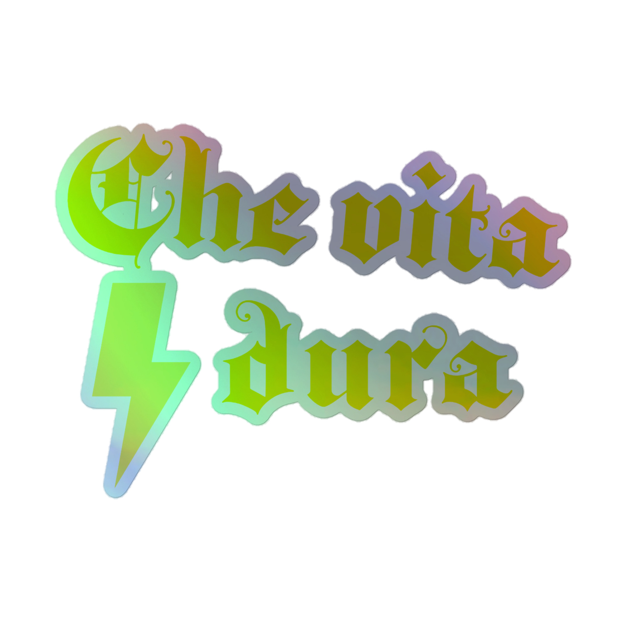 Adesivi olografici - Che vita dura - immagine 3