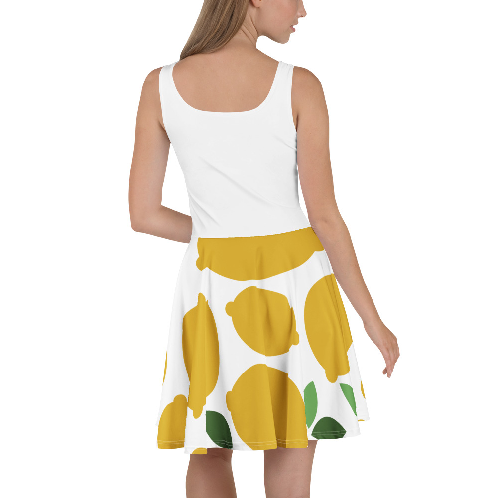 Vestito a pieghe limoni hover