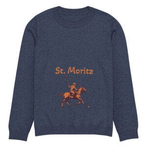 Maglione girocollo ricamo St.Moritz