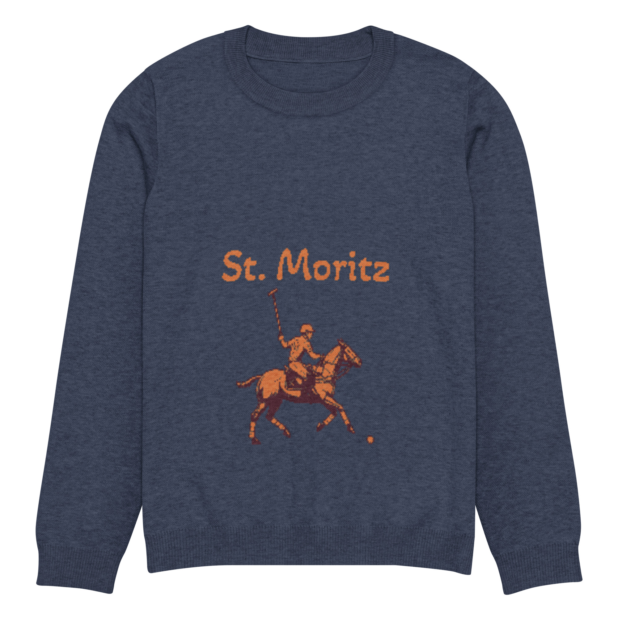 Maglione girocollo ricamo St.Moritz hover