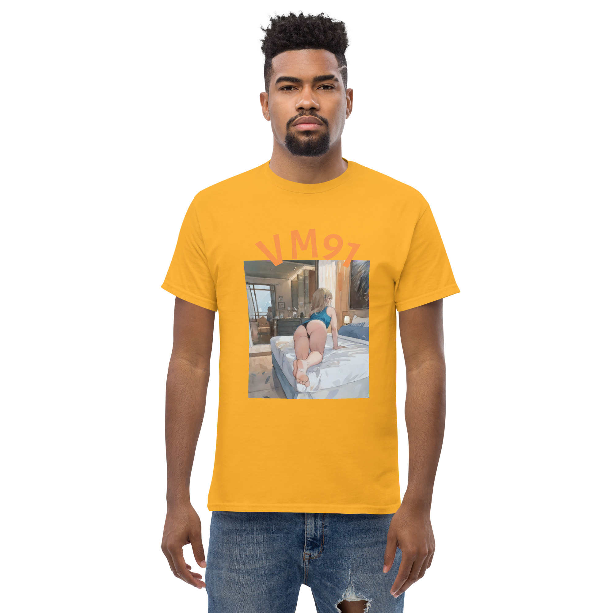 T-shirt classica Sex Art VM91 Letto - immagine 7