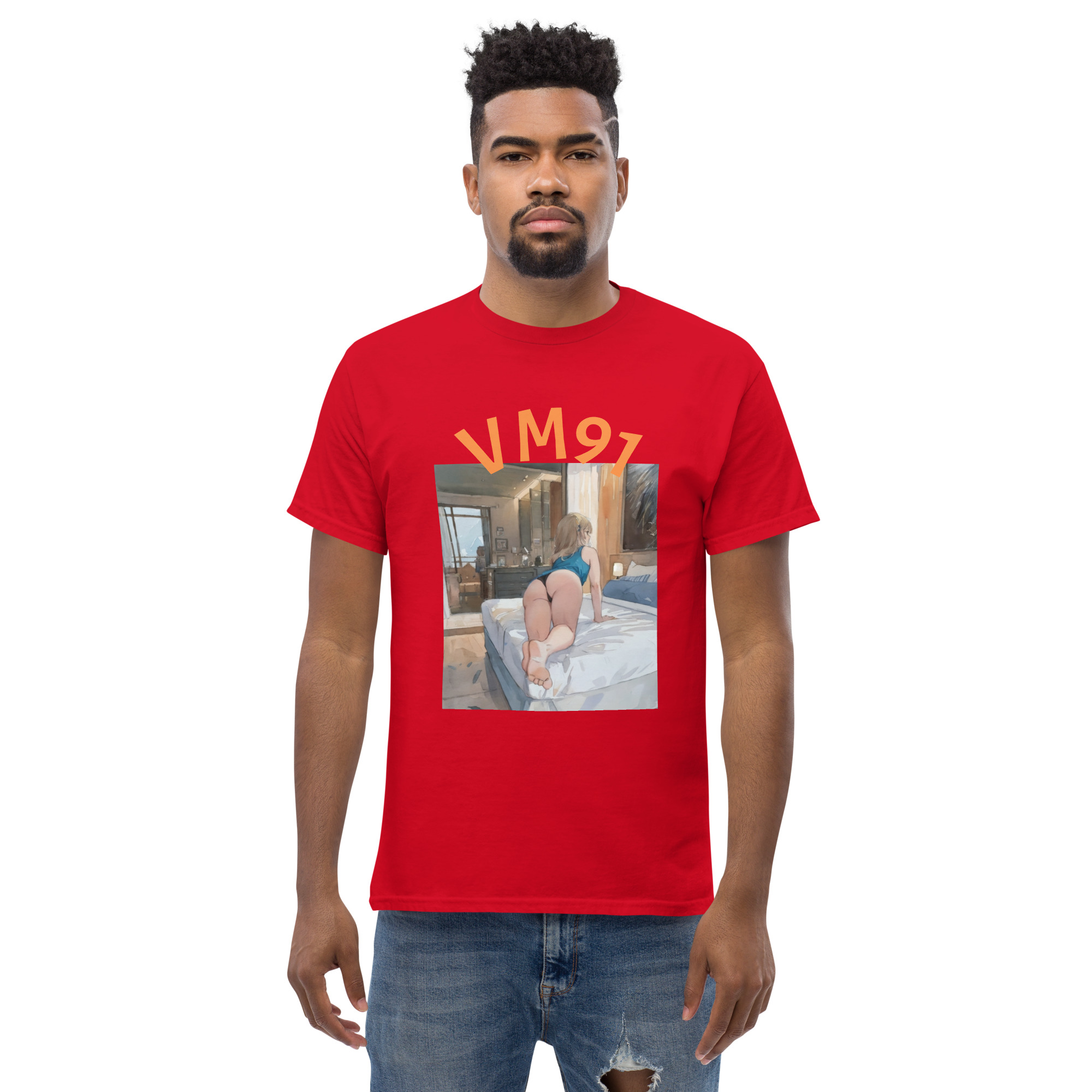 T-shirt classica Sex Art VM91 Letto - immagine 4