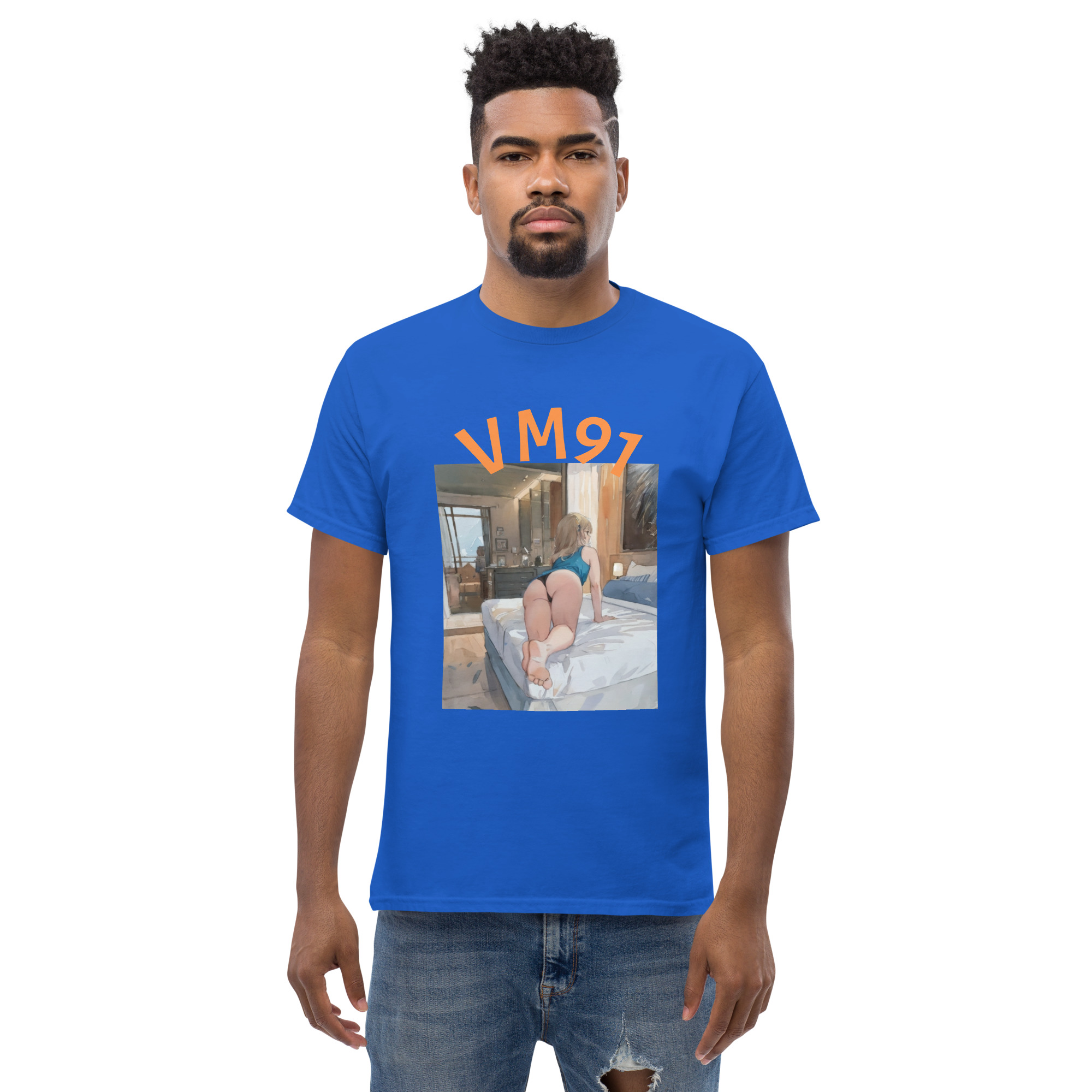 T-shirt classica Sex Art VM91 Letto - immagine 5