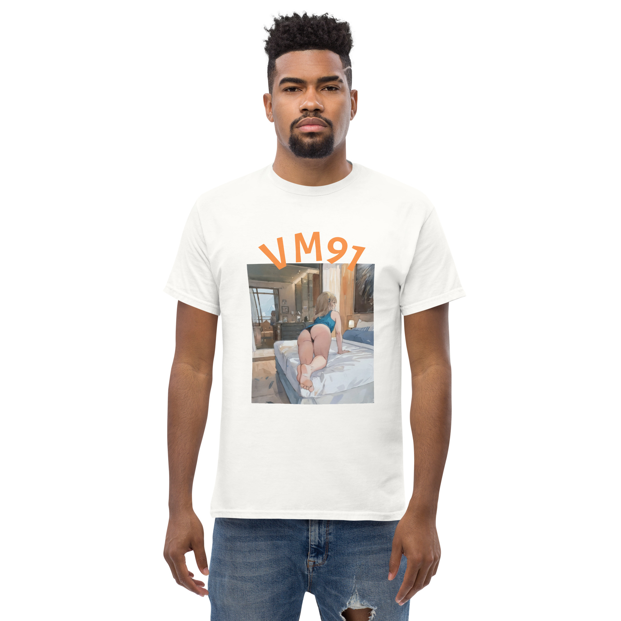 T-shirt classica Sex Art VM91 Letto - immagine 9