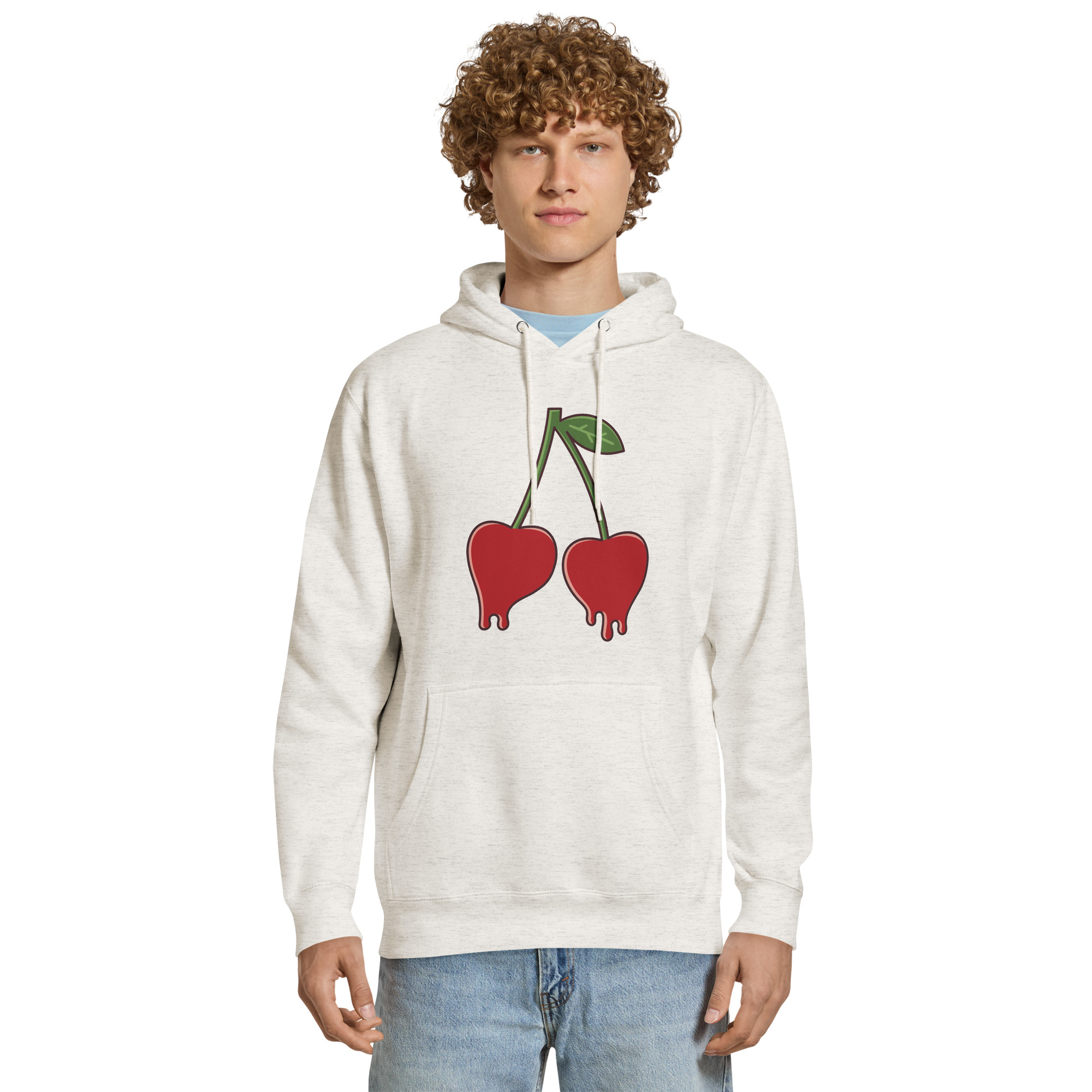 Felpa con cappuccio unisex Ciliegie hover