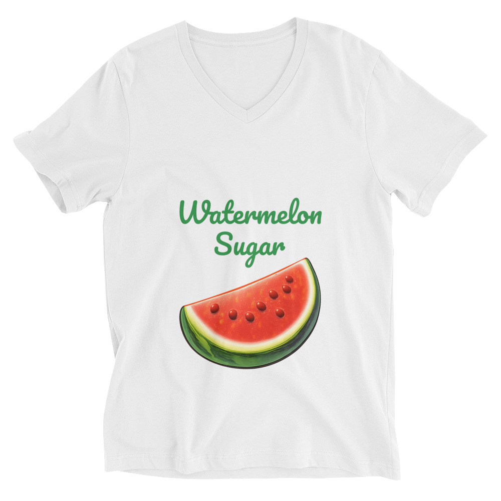 T-shirt donna con scollo a V Watermelon Sugar